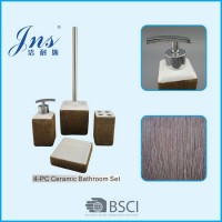 Square ceramic bathroom set unique bathroom accessories