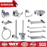 towel bar tumbler holder brush holder stainless steel material toilet set