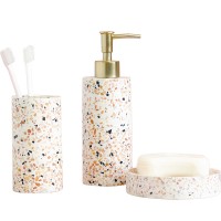 Factory Hotel Porcelain Ceramic Bath Set Bathroom Accessory Set