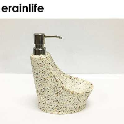 Bathroom Hotel terrazzo Empty Cosmetics Container Hair Oil Lotion Bottle Body Wash Foam Pump Bottle For Sale