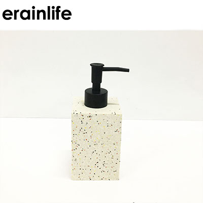 nature terrazzo square lotion bottle