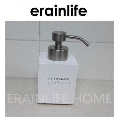 white color polyresin liquid hand soap dispenser for hotel / restaurant