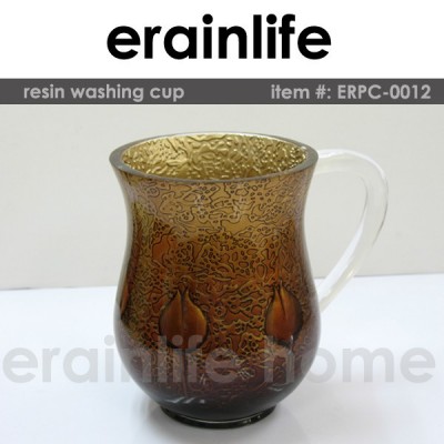 Two handle Hand Judaica Washing Cup Israel Judaica Mall HOT religious item black pattern