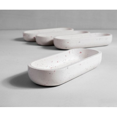 terrazzo tray / storage / catchall / candle /bedroom/planter/key holder/jewelry dish/desk organizer